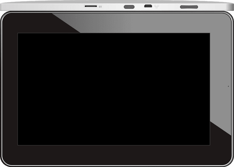 Sleek Modern Tablet Design for Everyday Use PNG