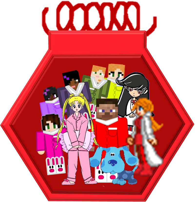 Colorful Notebook of Creative Characters PNG