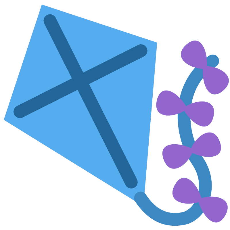 Colorful Kite Flying Adventure in the Sky PNG