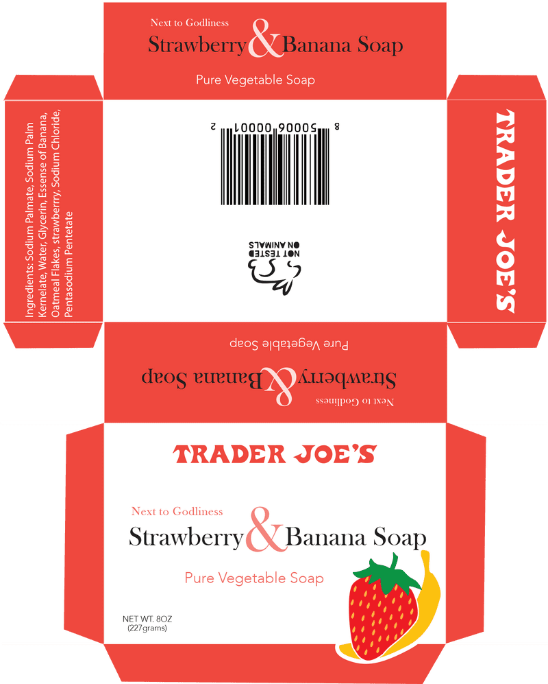 Strawberry and Banana Delight Soap PNG