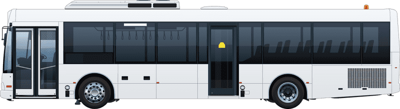 Classic School Bus Design for Student Transport PNG
