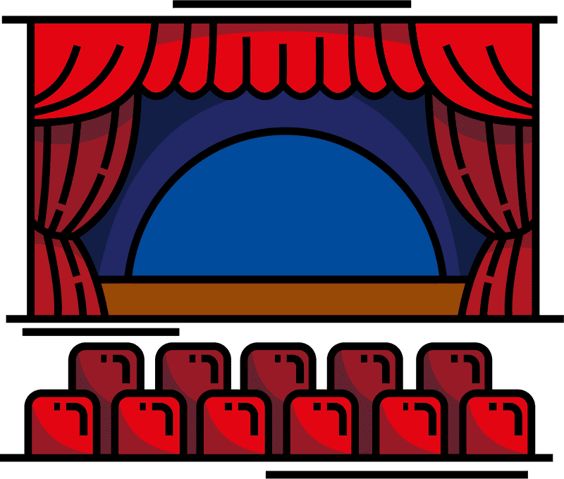 Enchanting Cinema Stage Experience PNG