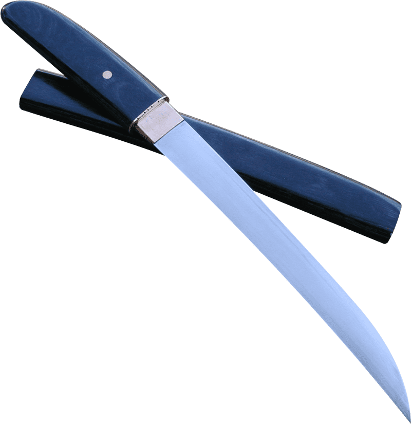 Sleek Razor Blade with Elegant Handle PNG