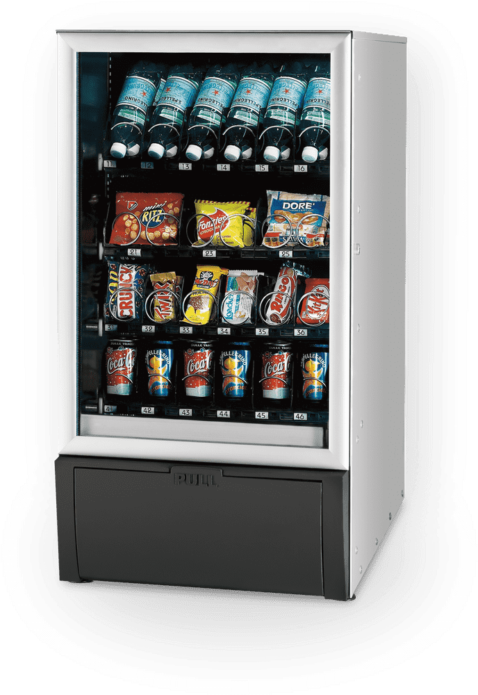 Convenient Snack and Drink Vending Machine PNG