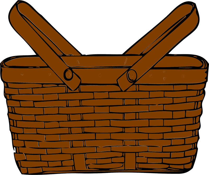 Charming Picnic Basket for Outdoor Adventures PNG