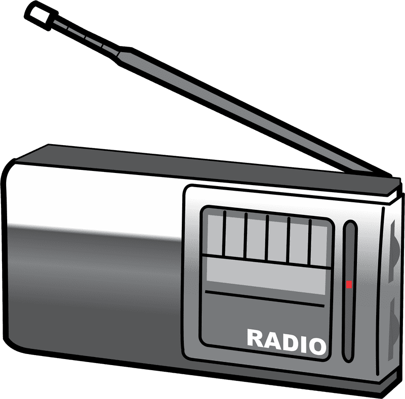 Classic Radio Antenna Receiver Design PNG