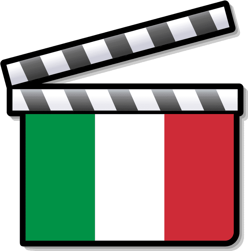 Movie Clapperboard A Touch of Italian Cinema PNG