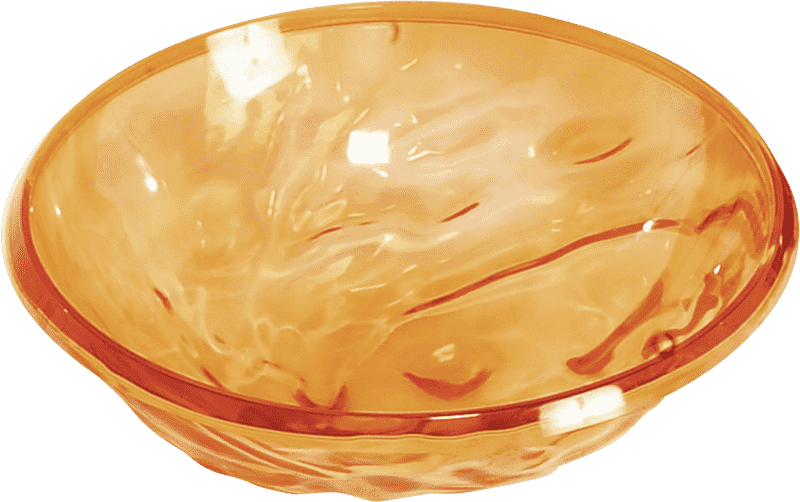 Sunset Glow Oatmeal Bowl Delight PNG