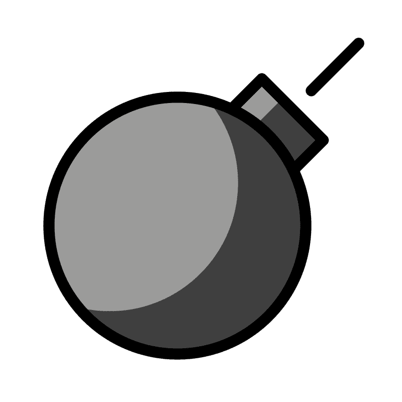 Sleek and Simple Bath Bomb Design PNG