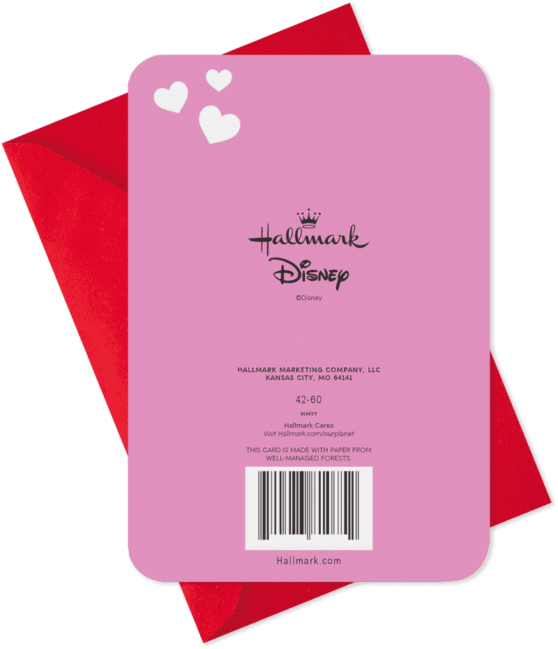 Playful Disney-Themed Greeting Card for Every Occasion PNG