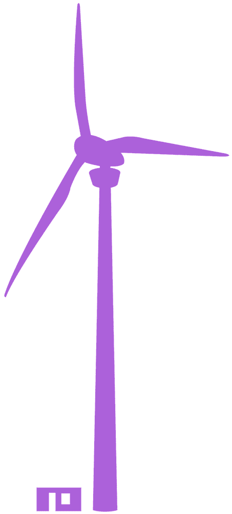 Wind Turbine Harnessing Energy from Nature PNG