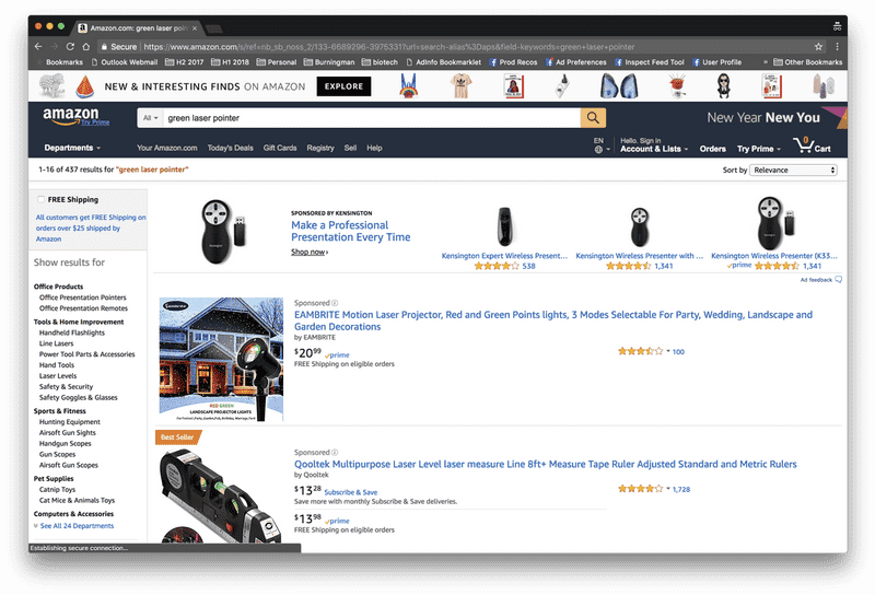 Versatile Laser Pointer for Presentations and Events PNG