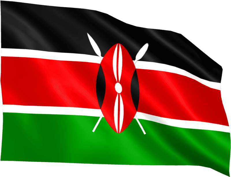 Kenyan Heritage Flag of Unity and Strength PNG