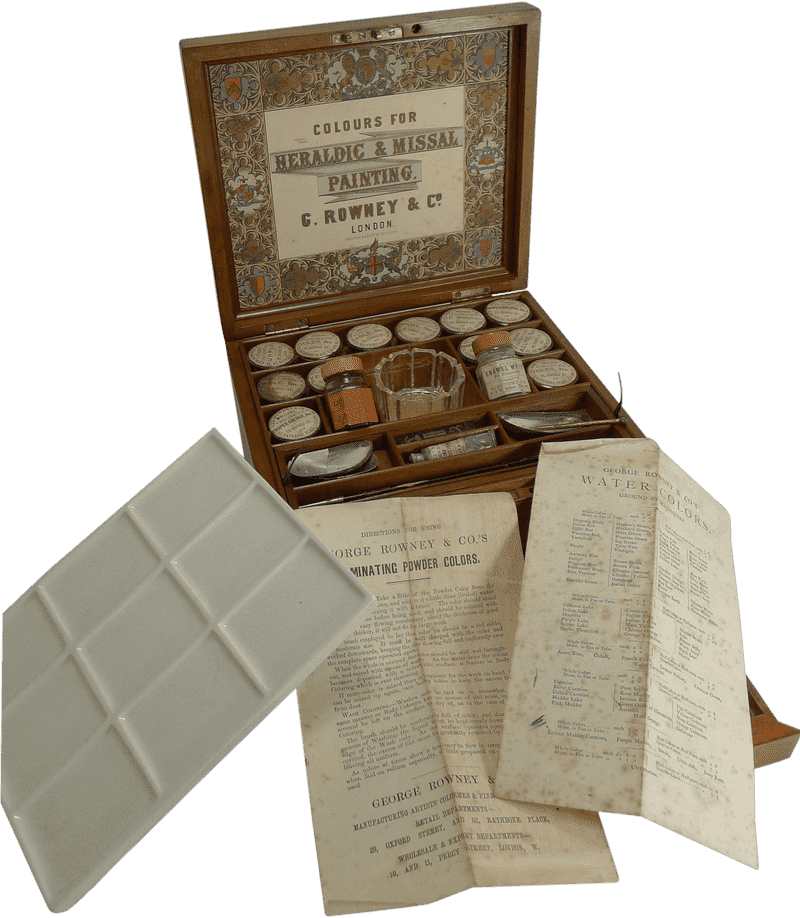 Heraldic and Missal Medicine Painting Kit PNG