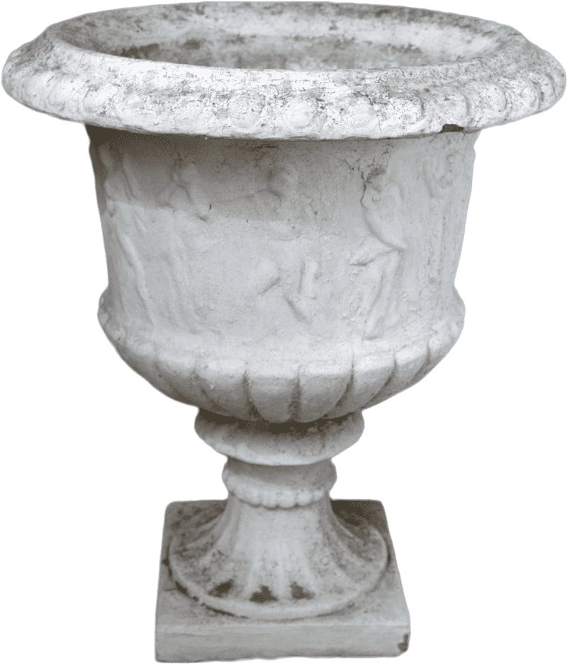 Classic Garden Decorative Vase PNG