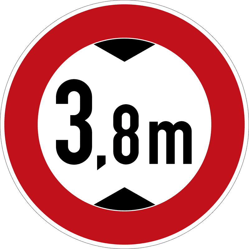 Height Restriction for Parking Meter Use PNG