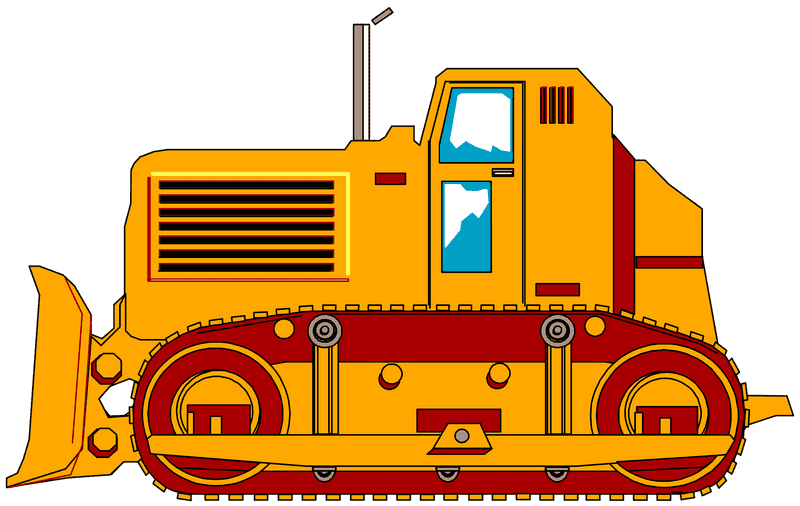 Bulldozer Dream Heavy Duty Powerhouse PNG