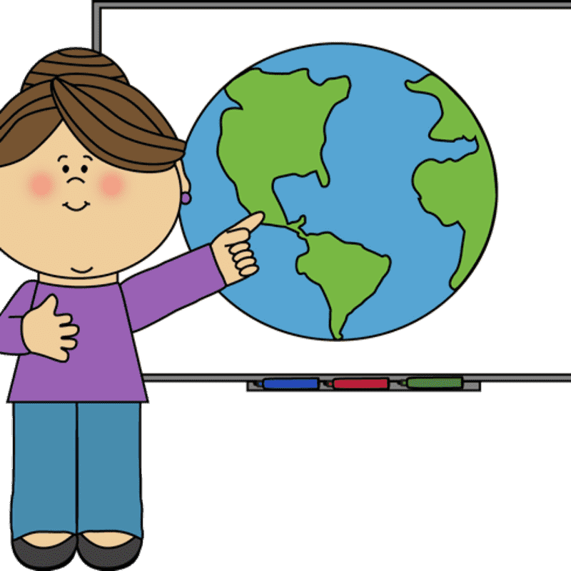 Engaging Geography Teacher Inspiring Young Minds PNG