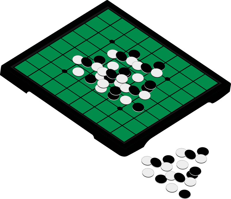 Classic Strategy Game of Go PNG