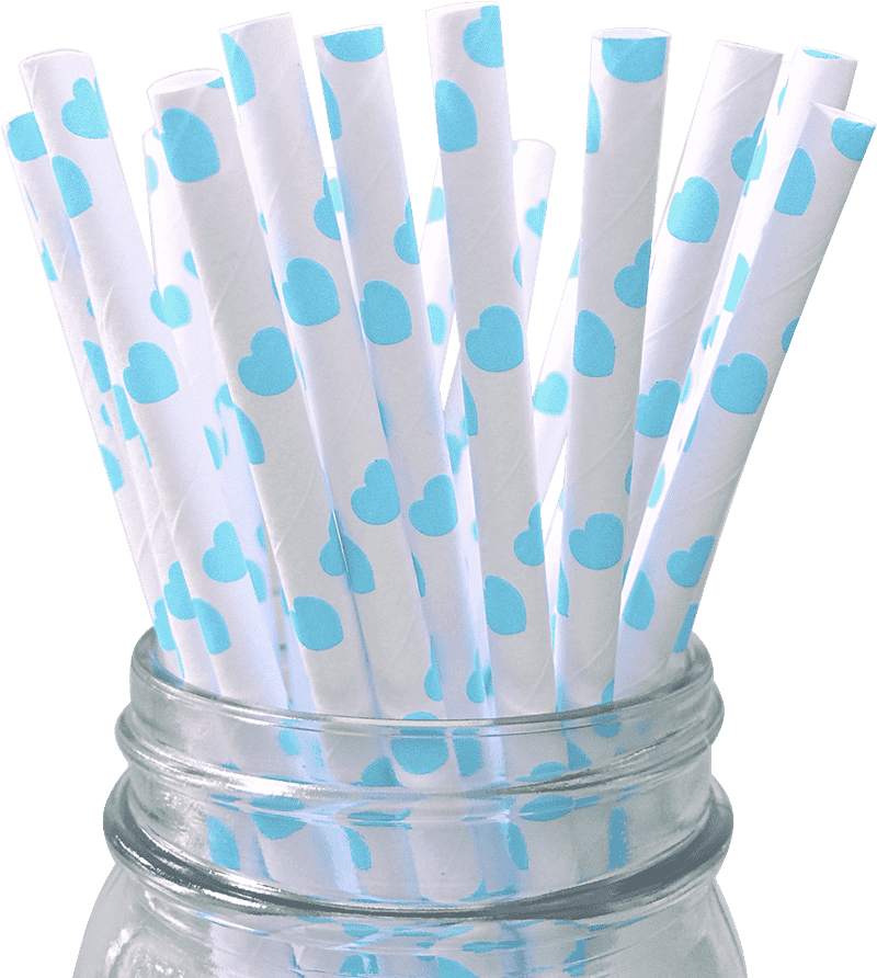 Paper Plane Inspired Party Straws Delight PNG