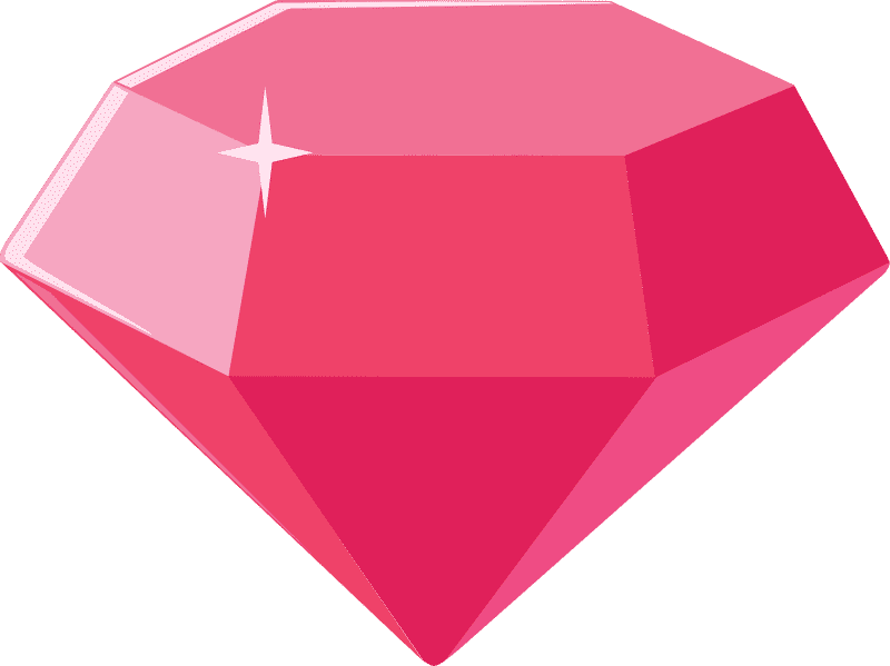 Radiant Pink Gemstone of Elegance PNG