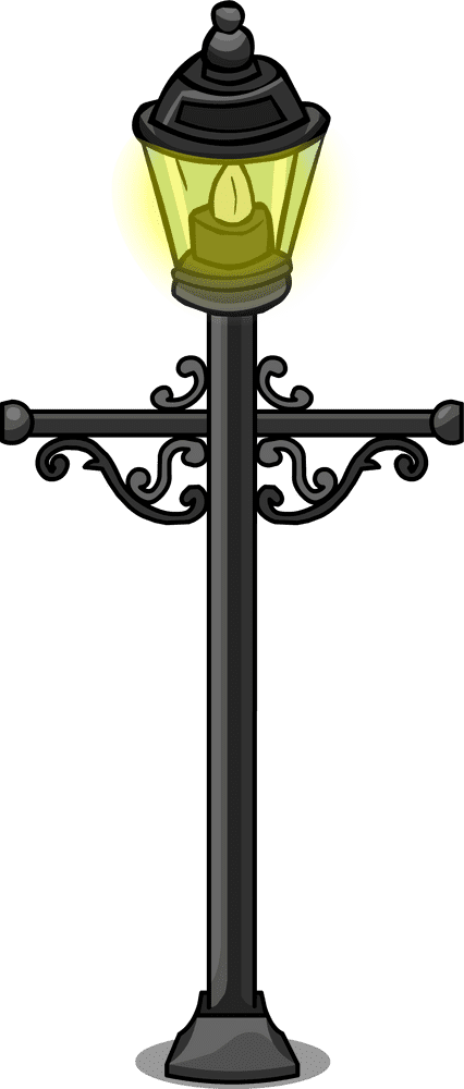 Elegant Street Lamp and Light Illuminator PNG