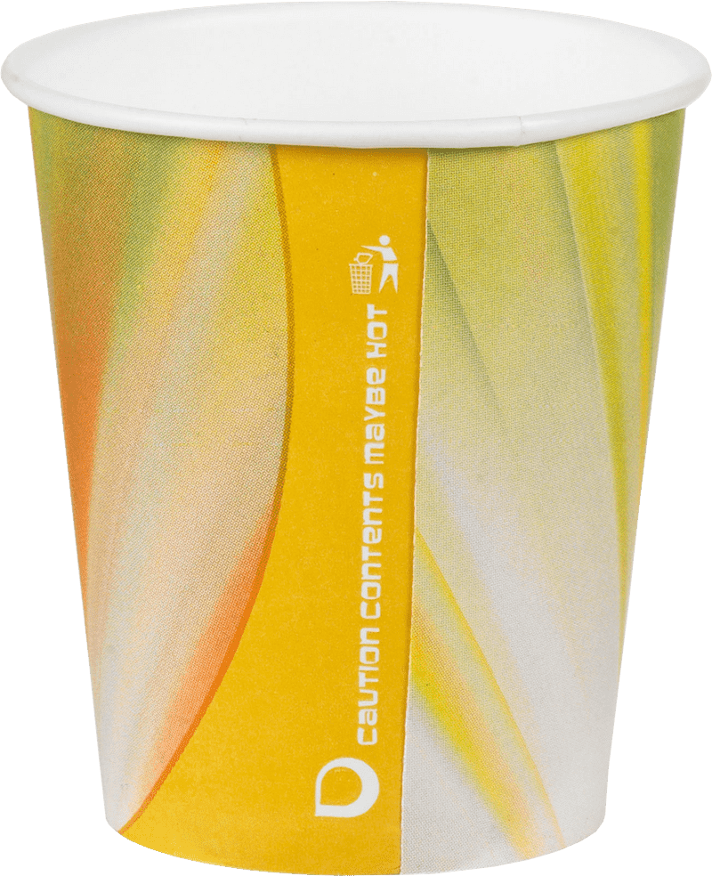 Vibrant Coffee Cup for Hot Beverages PNG