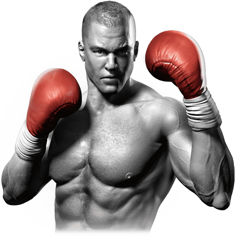 Champion's Spirit Boxing Gloves in Action PNG