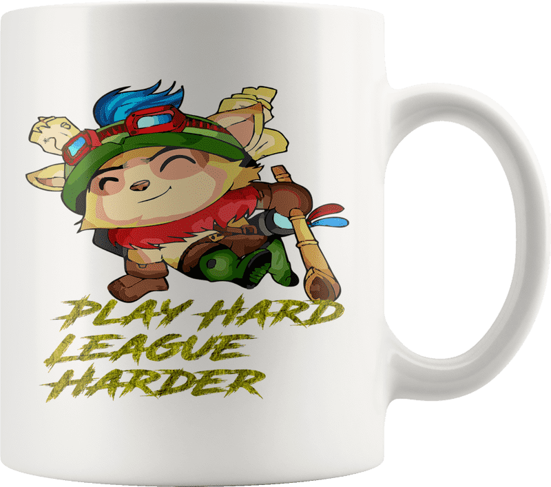 Play Hard with a Tea Cup Buddy PNG