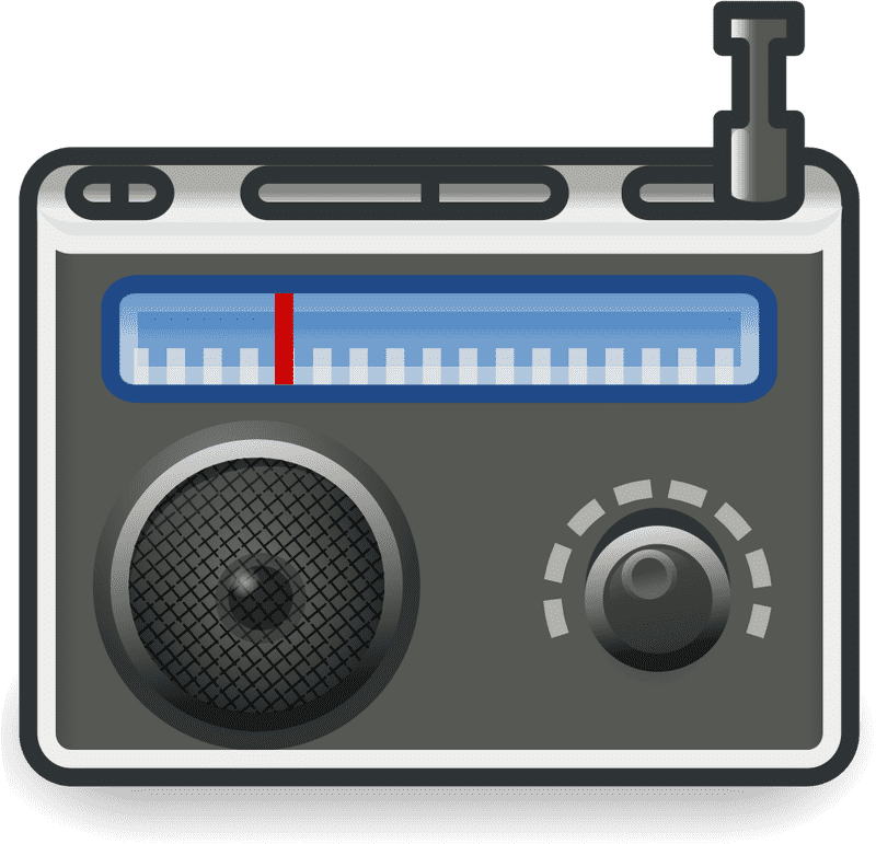 Classic Radio Antenna Receiver Design PNG