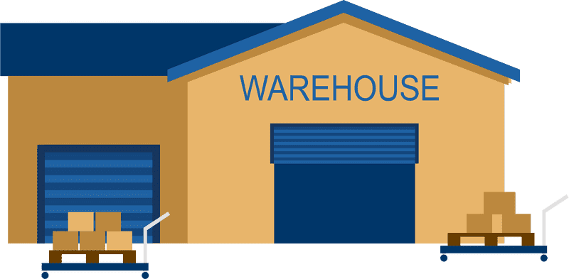 Efficient Storage Solutions at the Warehouse PNG