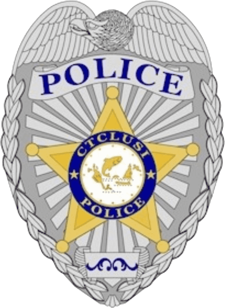 Police Name Badge of Honor PNG