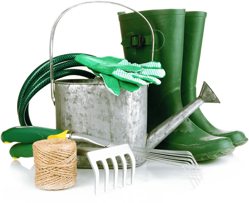 Garden Gnome's Essential Tools for Green Thumbs PNG