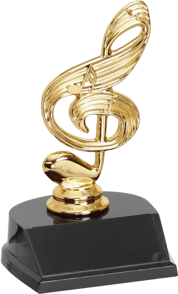 Golden Music Note Award of Excellence PNG
