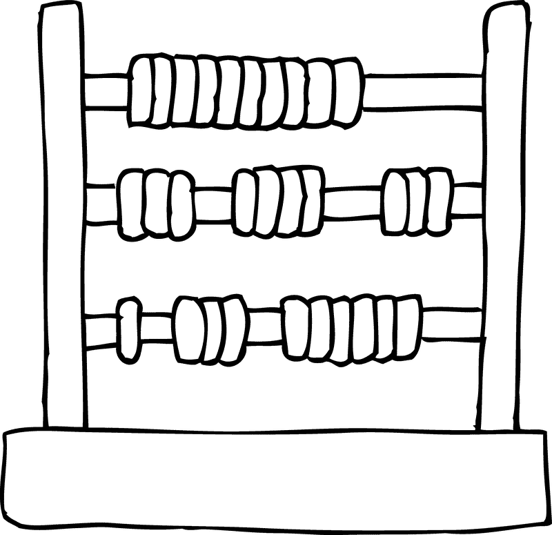 Colorful Learning with the Abacus PNG
