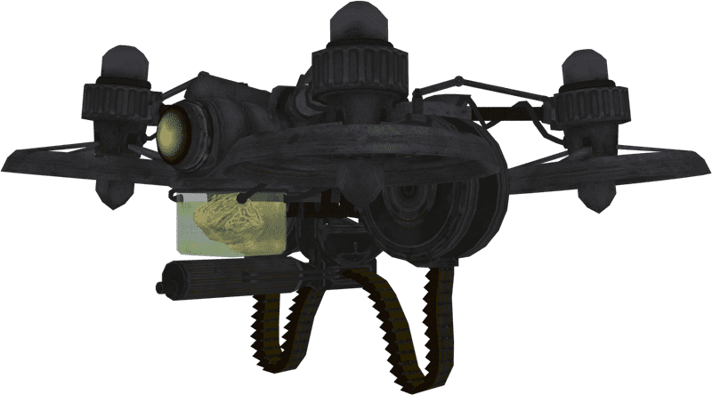 Futuristic Drone Controller with Industrial Design PNG