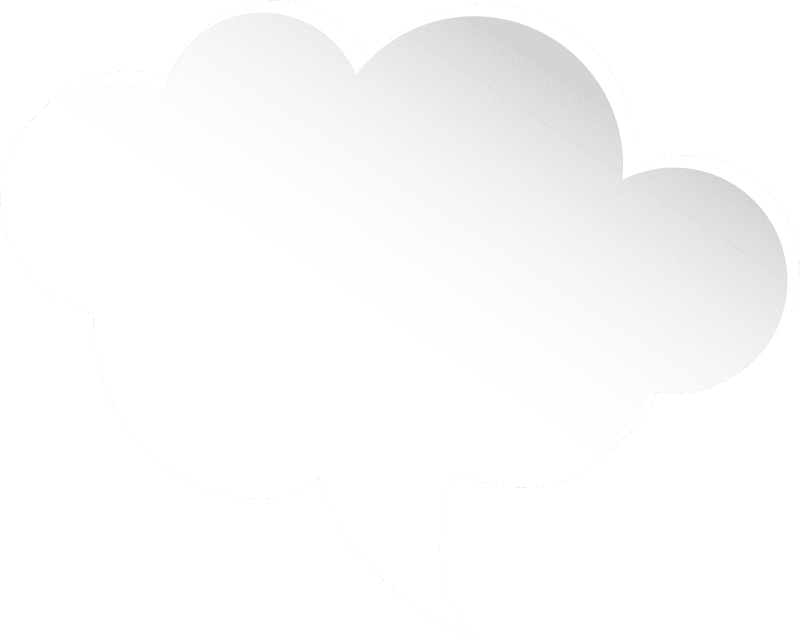 Whimsical Cloud of Imagination PNG