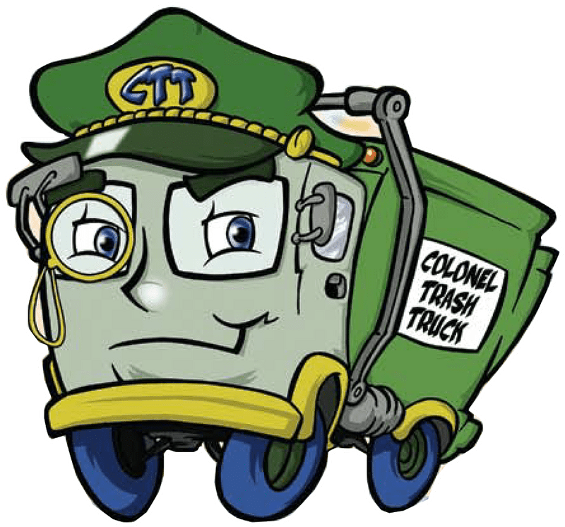 Colonel Trash Truck The Ultimate Clean Tool PNG