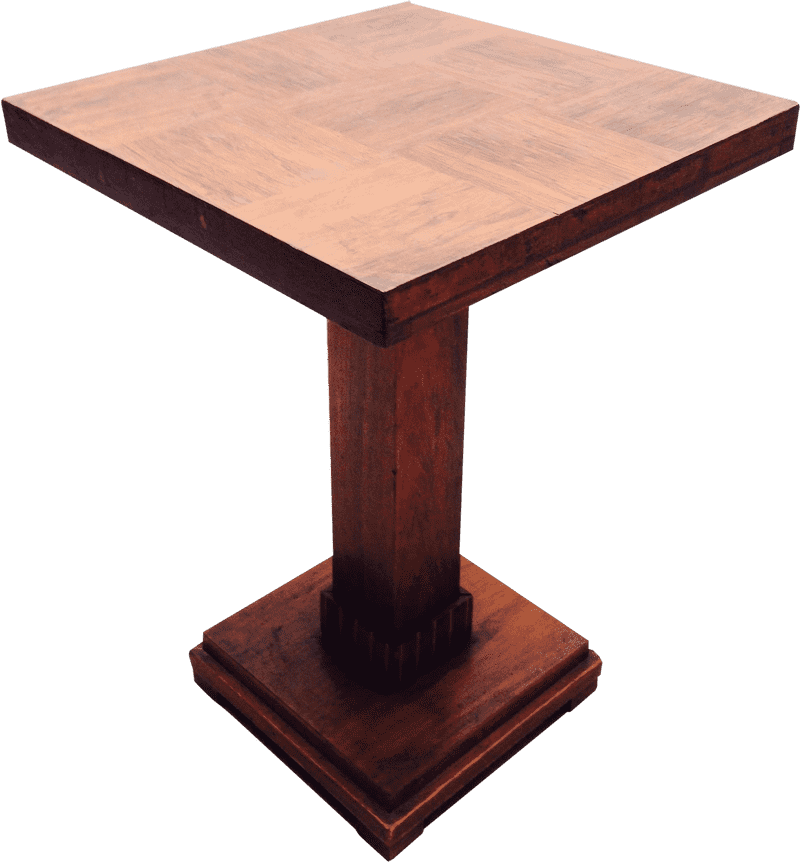 Elegant Wooden Table Lamp Stand PNG