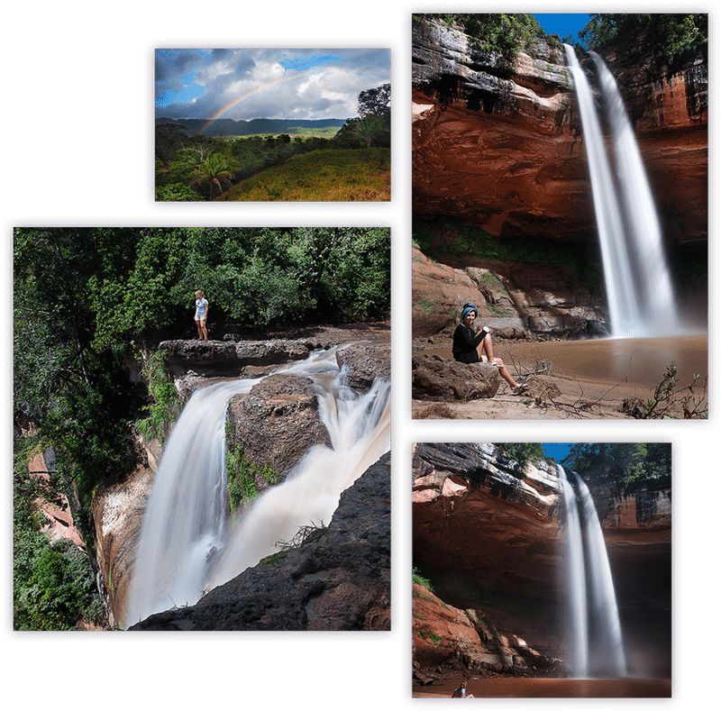 Whispers of the Deep Forest Waterfalls PNG