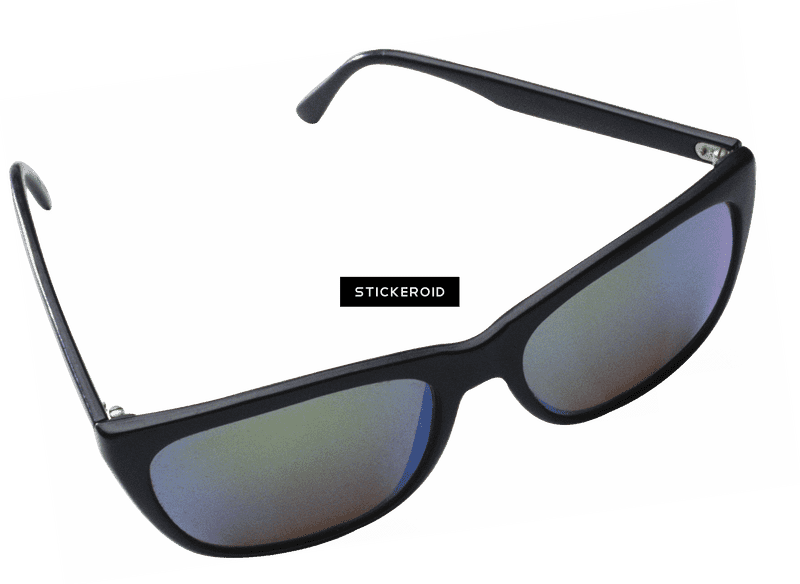 Broken Glass Reflections Shattered Shades Style PNG