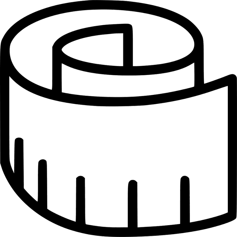 Flexible Measuring Tape for Accurate Measurements PNG