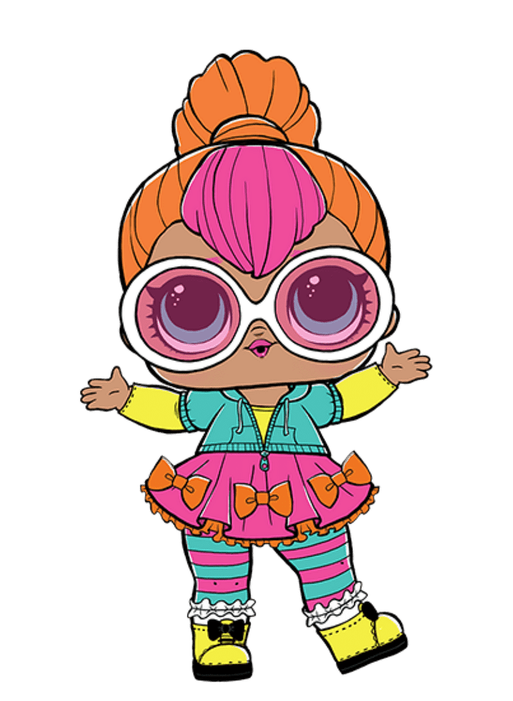 LOL Surprise Fashionable Fun with Colorful Styles PNG
