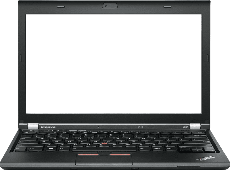 Sleek Lenovo Laptop for Professional Use PNG