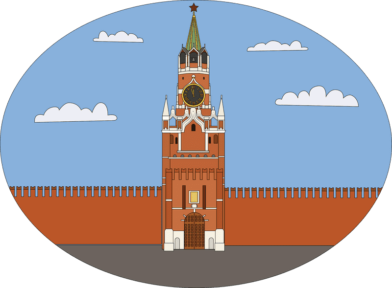 Cell Tower Amidst Historical Architecture PNG