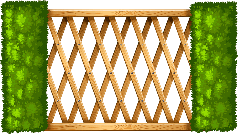 Indoor Plant Trellis with Lush Greenery PNG