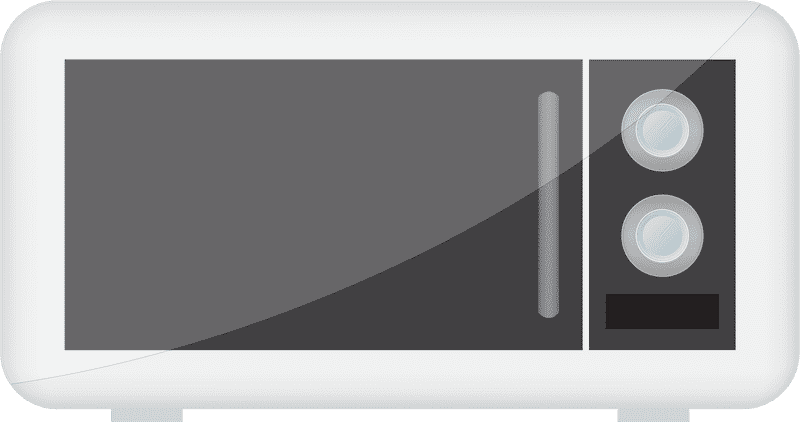 Sleek Modern Microwave Oven for Effortless Cooking PNG