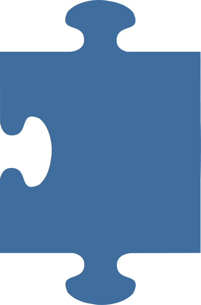 Blue Serenity The Jigsaw Puzzle Piece PNG