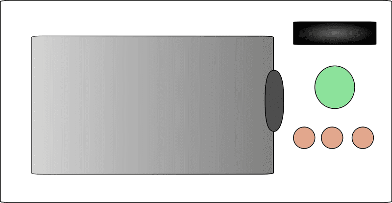 Modern Microwave Oven Design for Convenience PNG