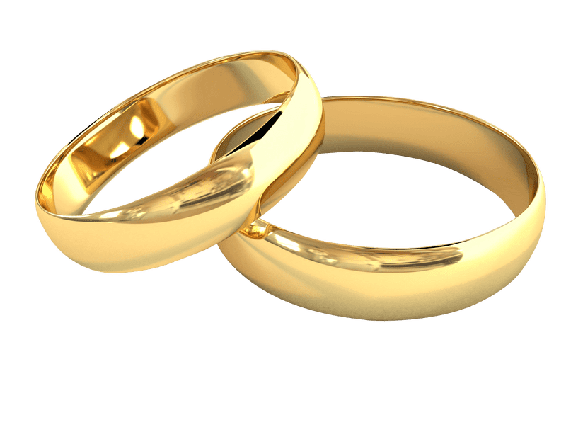 Elegant Gold Wedding Jewelry Collection PNG